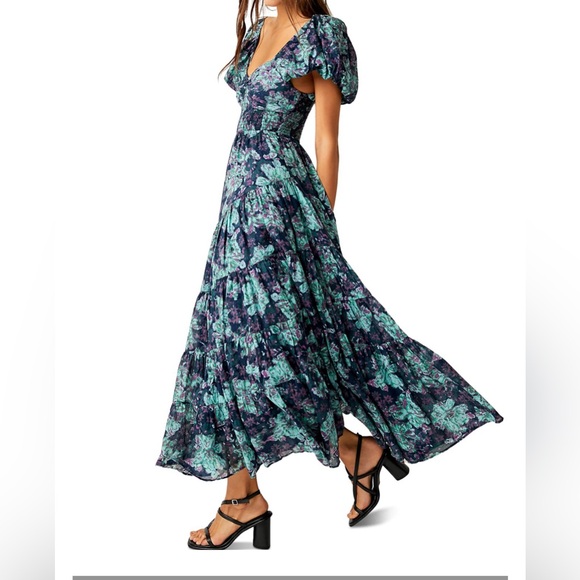 Free People Women's Floral Sundrenched Maxi Dress - Picture 3 of 4